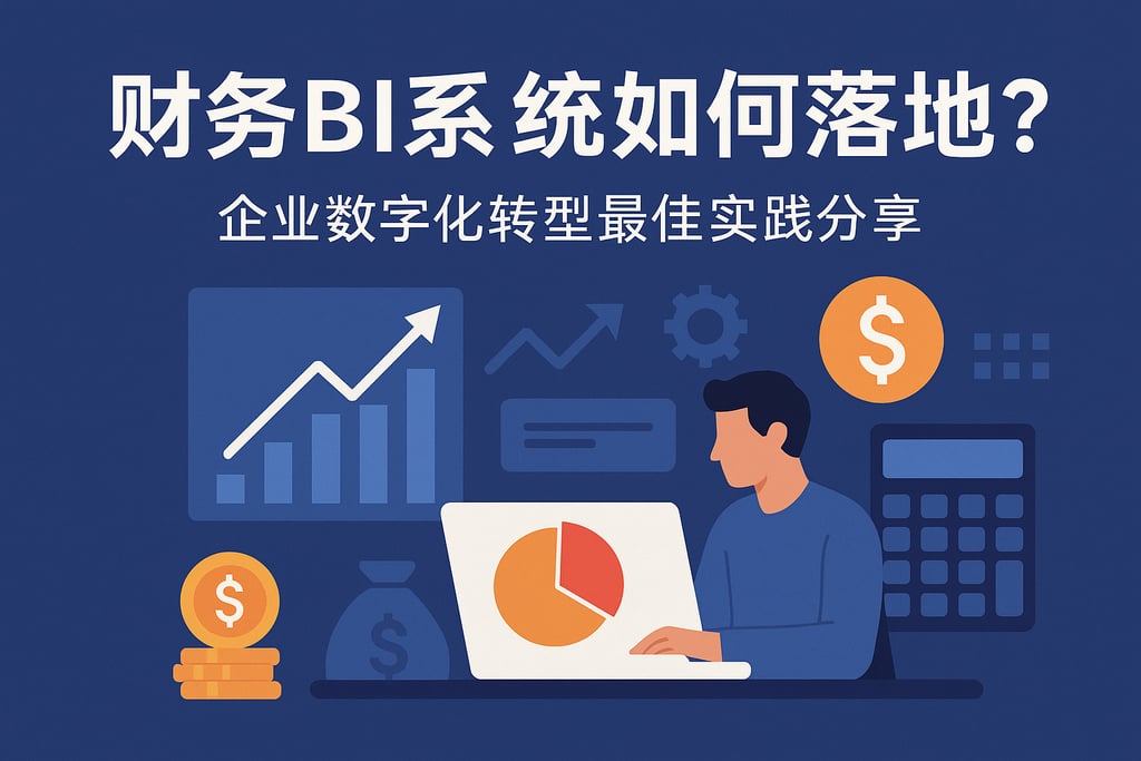 财务BI系统如何落地？企业数字化转型最佳实践分享
