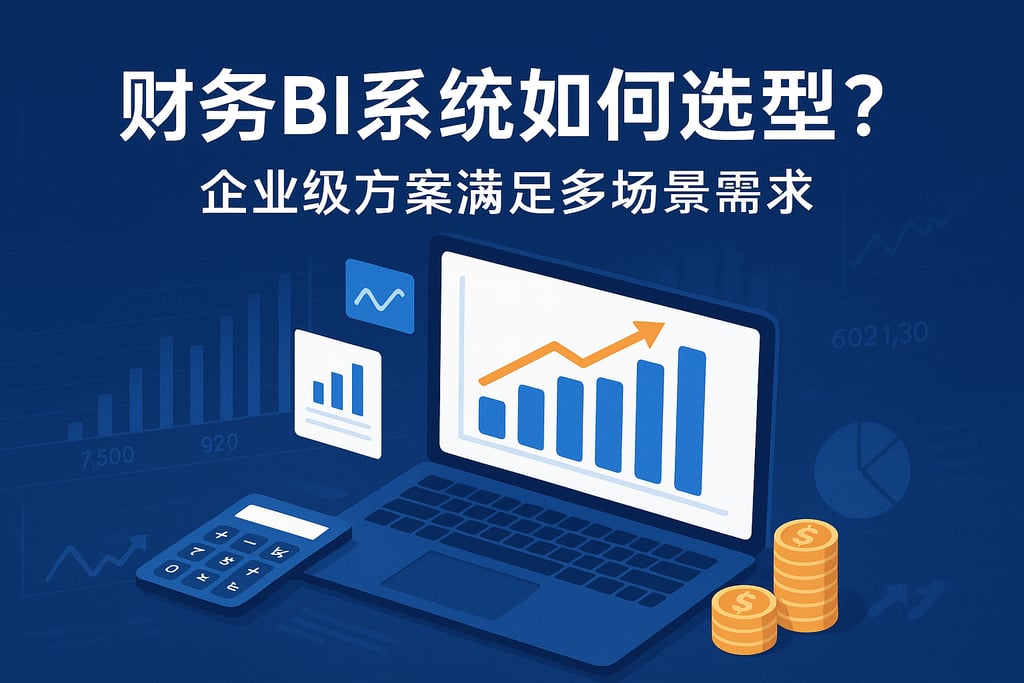财务BI系统如何选型？企业级方案满足多场景需求