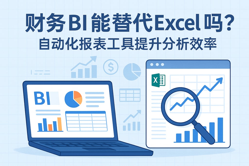 财务BI能替代Excel吗？自动化报表工具提升分析效率
