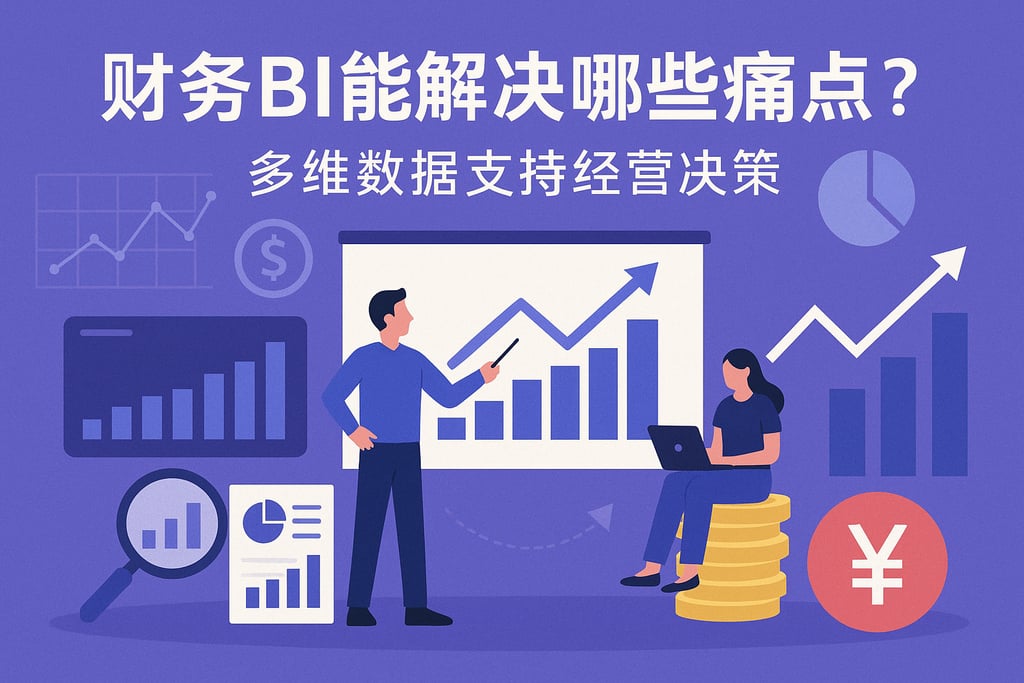 财务BI能解决哪些痛点？多维数据支持经营决策