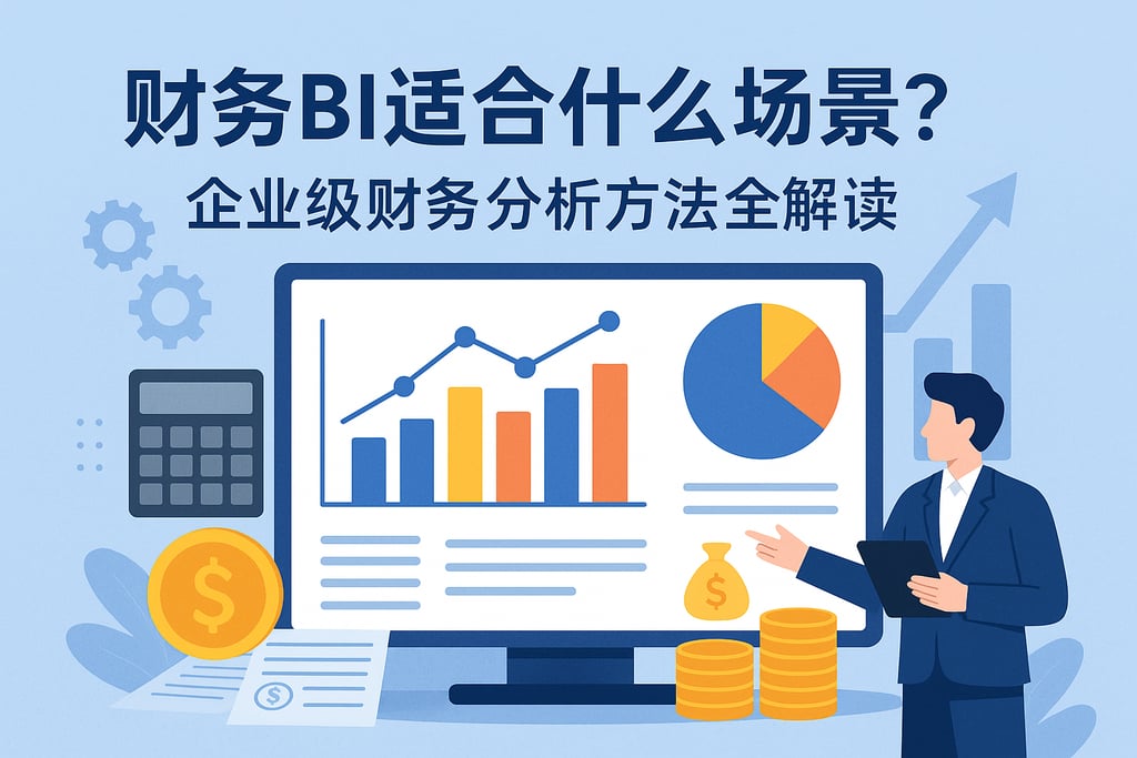 财务BI适合什么场景？企业级财务分析方法全解读