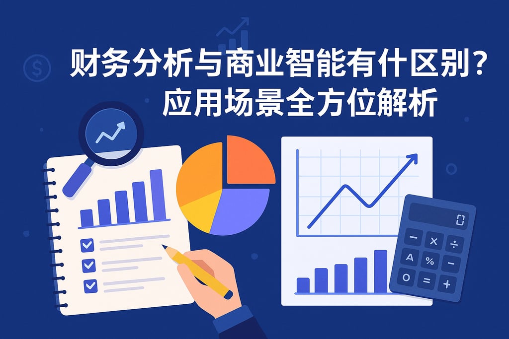 财务分析与商业智能有什么区别？应用场景全方位解析
