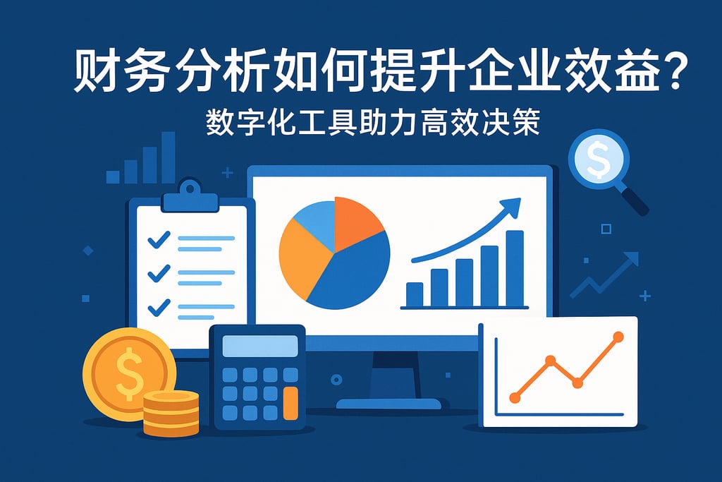 财务分析如何提升企业效益？数字化工具助力高效决策