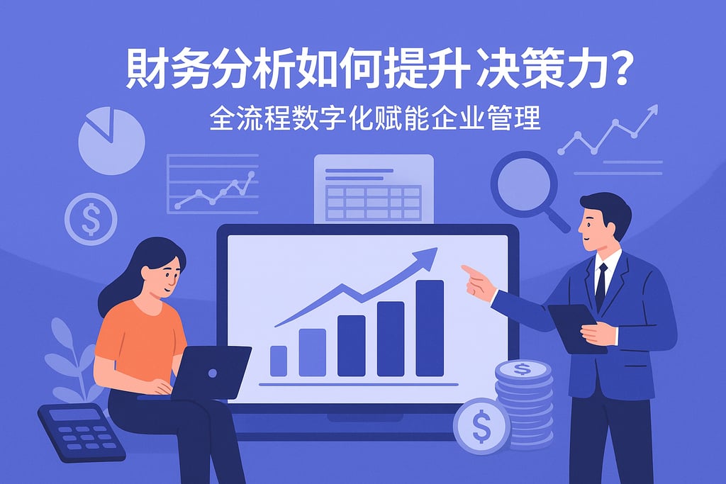 财务分析如何提升决策力？全流程数字化赋能企业管理