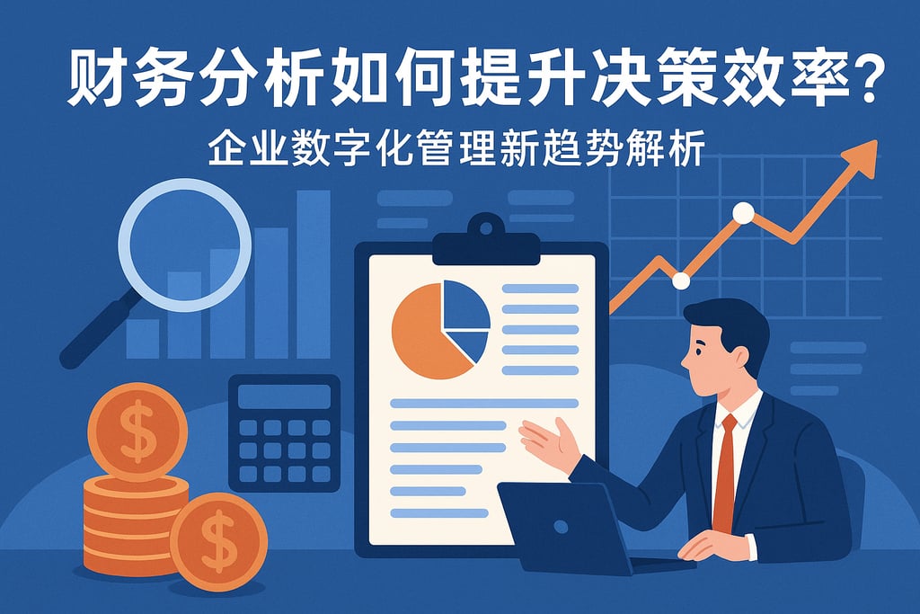 财务分析如何提升决策效率？企业数字化管理新趋势解析