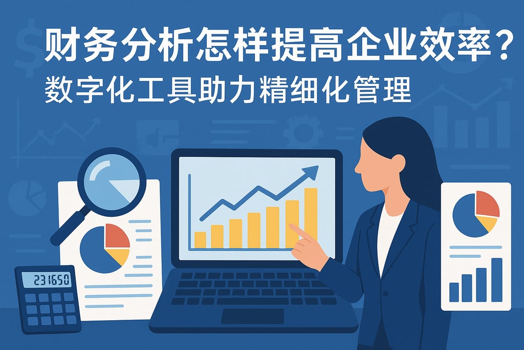 财务分析怎样提高企业效率？数字化工具助力精细化管理