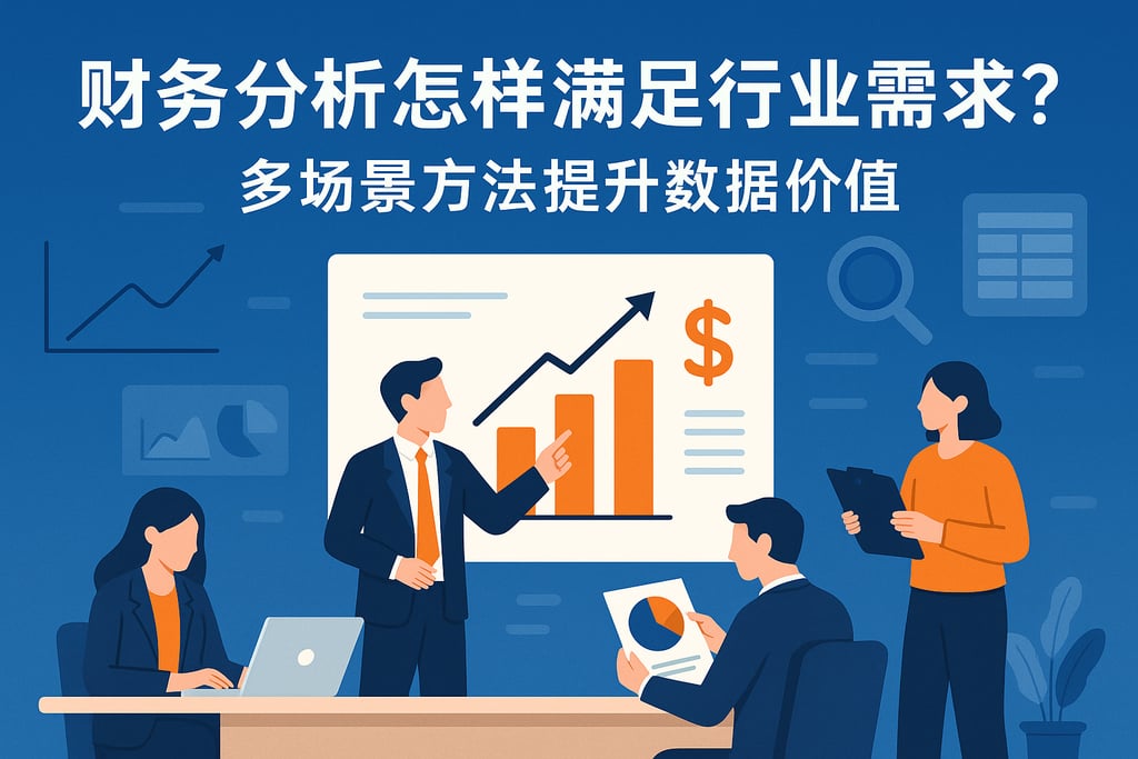 财务分析怎样满足行业需求？多场景方法提升数据价值