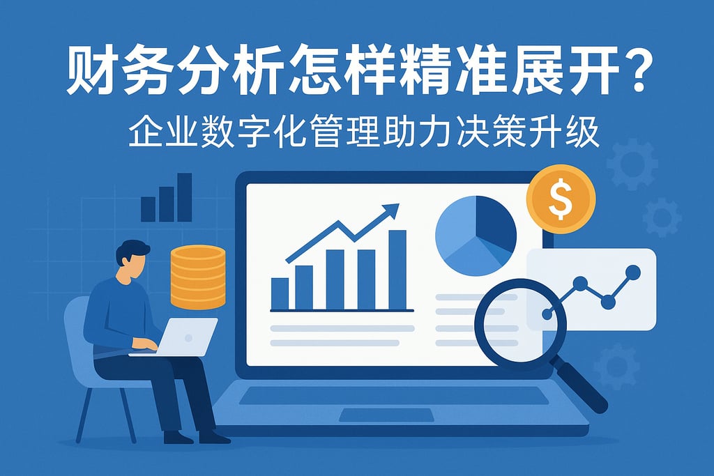 财务分析怎样精准展开？企业数字化管理助力决策升级