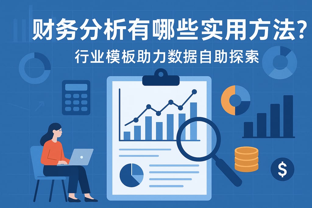 财务分析有哪些实用方法？行业模板助力数据自助探索