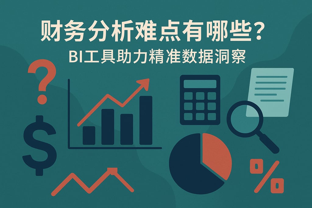 财务分析难点有哪些？BI工具助力精准数据洞察