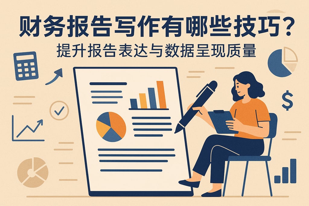 财务报告写作有哪些技巧？提升报告表达与数据呈现质量
