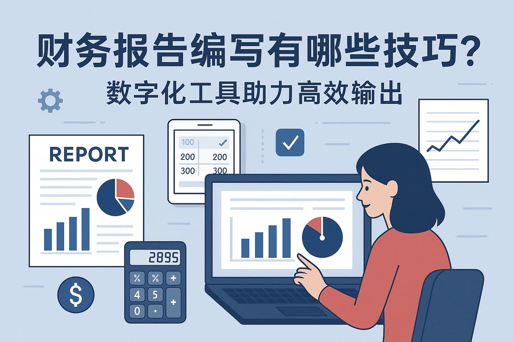 财务报告编写有哪些技巧？数字化工具助力高效输出
