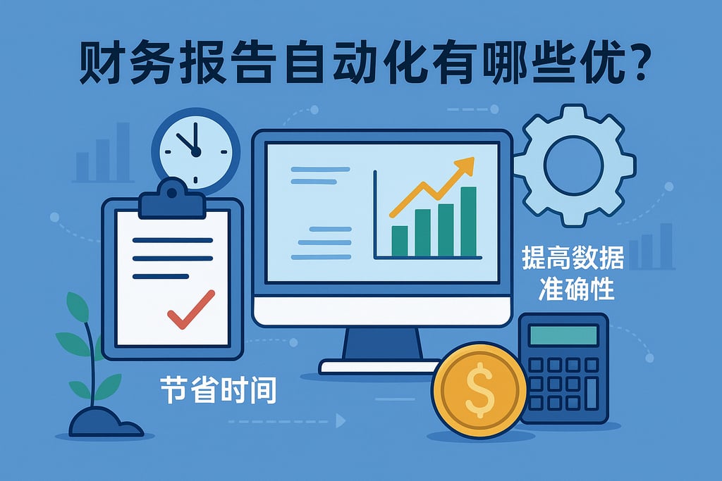 财务报告自动化有哪些优势？节省时间提高数据准确性