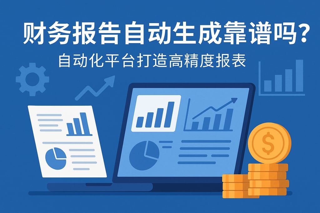 财务报告自动生成靠谱吗？自动化平台打造高精度报表