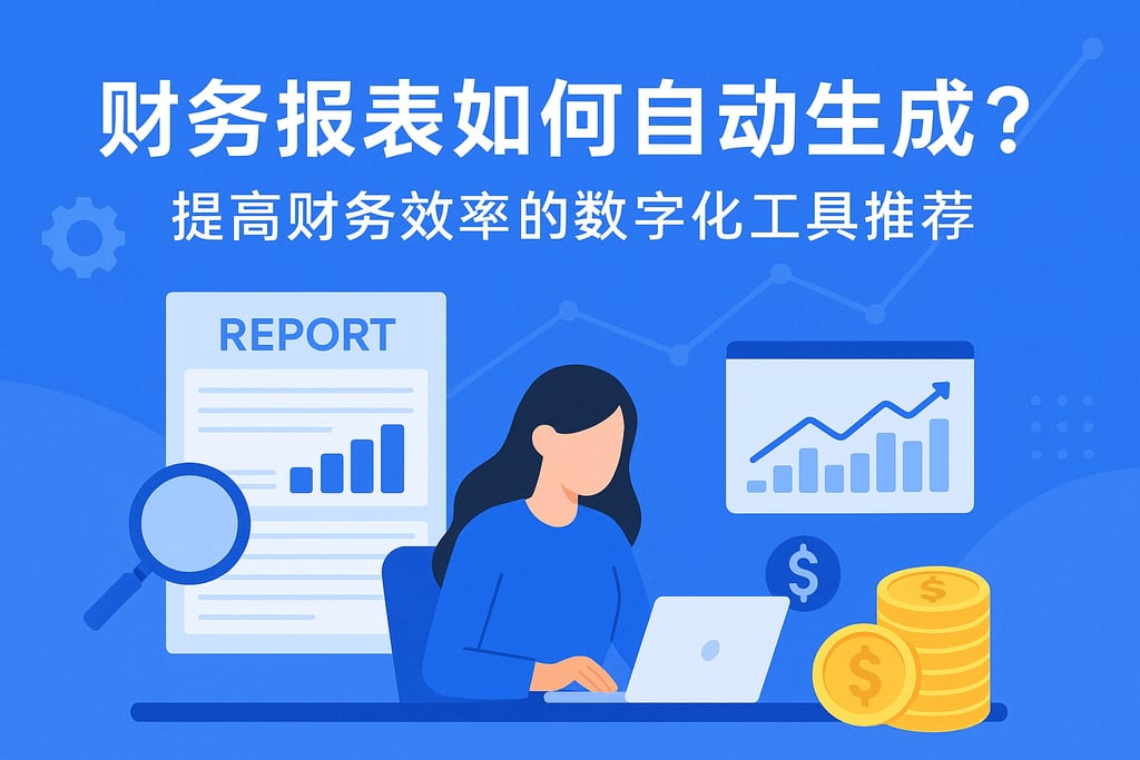 财务报表如何自动生成？提高财务效率的数字化工具推荐
