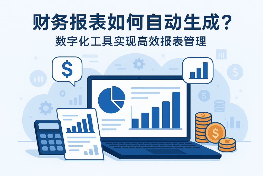 财务报表如何自动生成？数字化工具实现高效报表管理