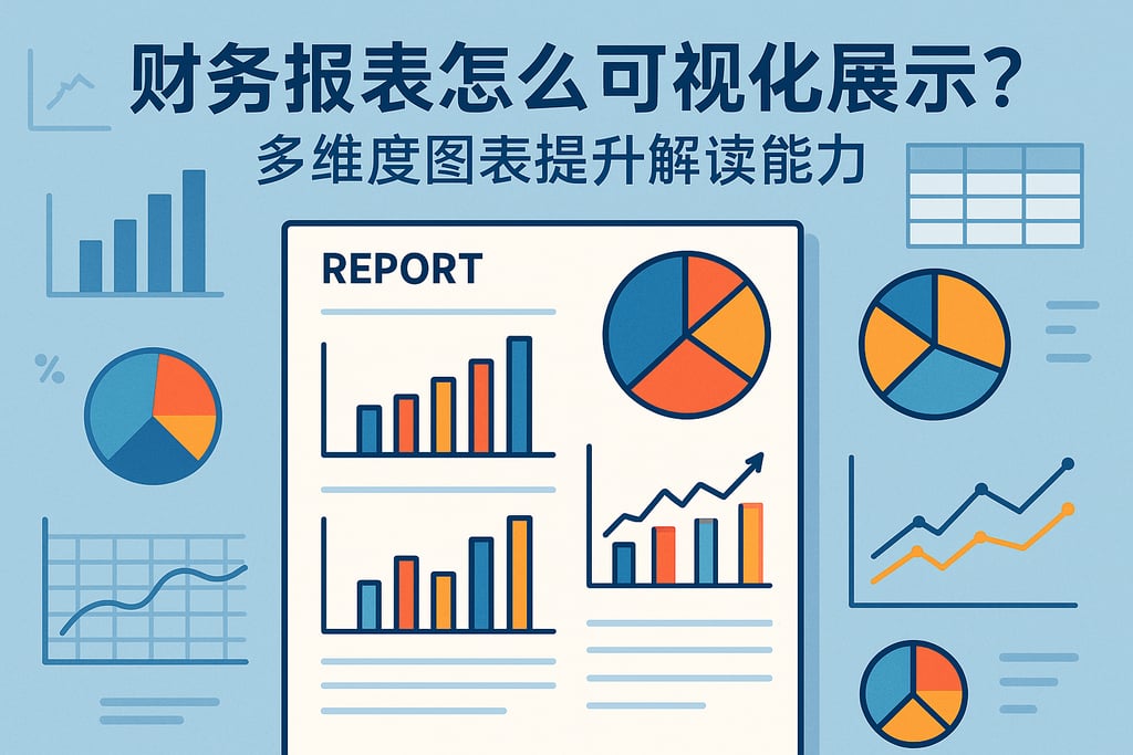 财务报表怎么可视化展示？多维度图表提升解读能力