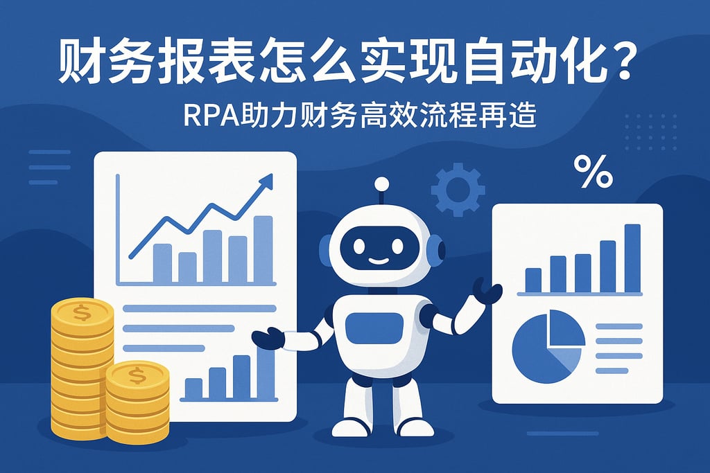 财务报表怎么实现自动化？RPA助力财务高效流程再造