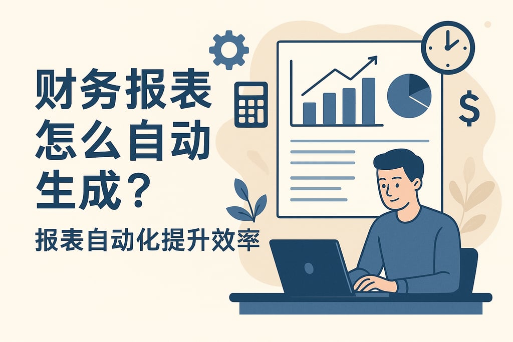 财务报表怎么自动生成？报表自动化提升效率
