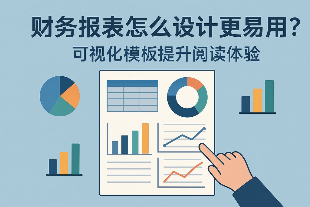 财务报表怎么设计更易用？可视化模板提升阅读体验