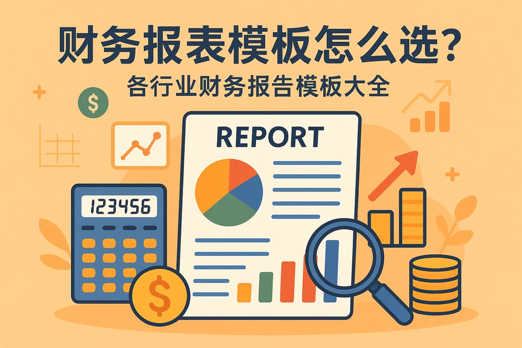 财务报表模板怎么选？各行业财务报告模板大全