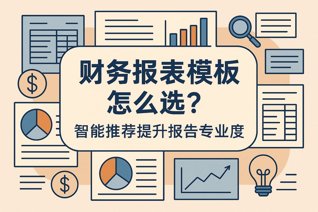 财务报表模板怎么选？智能推荐提升报告专业度