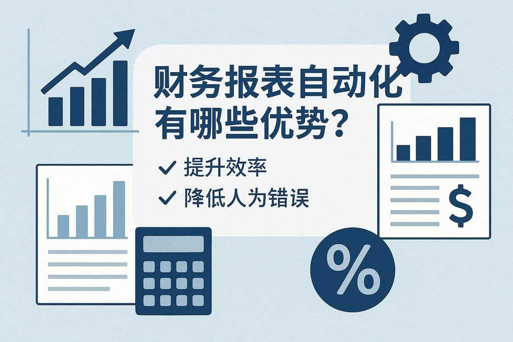财务报表自动化有哪些优势？提升效率降低人为错误