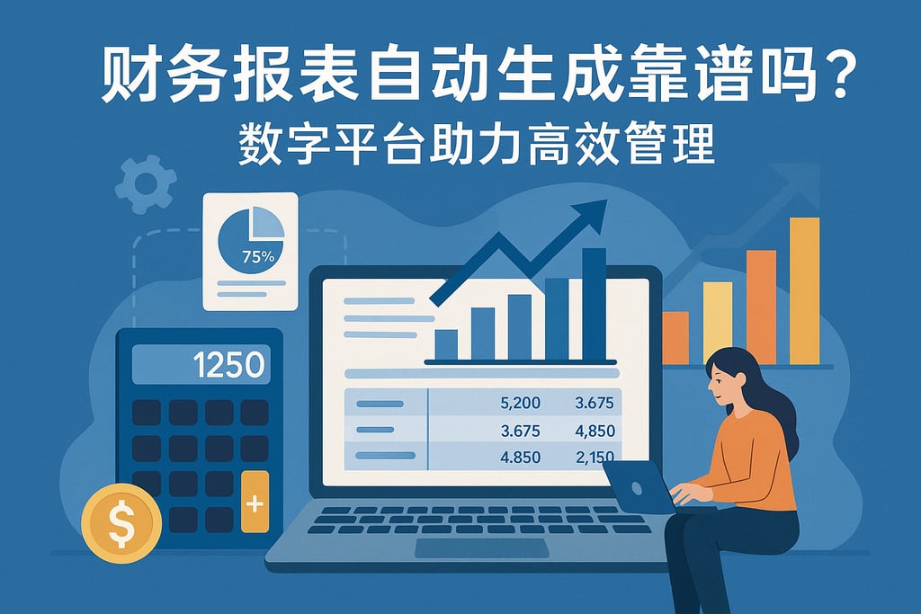 财务报表自动生成靠谱吗？数字平台助力高效管理