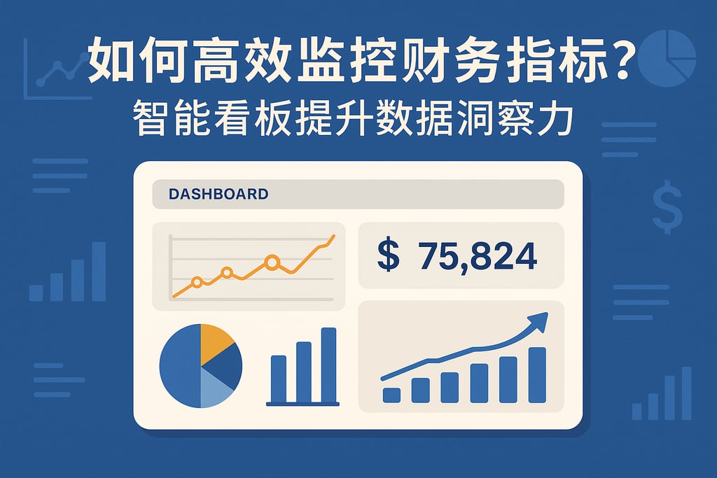 财务指标如何高效监控？智能看板提升数据洞察力