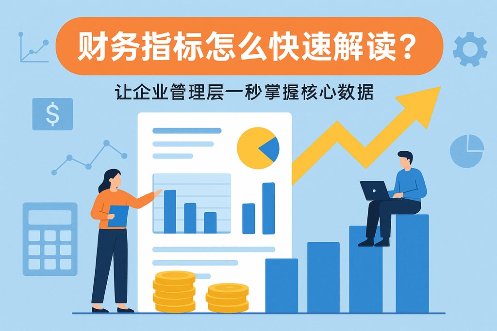 财务指标怎么快速解读？让企业管理层一秒掌握核心数据