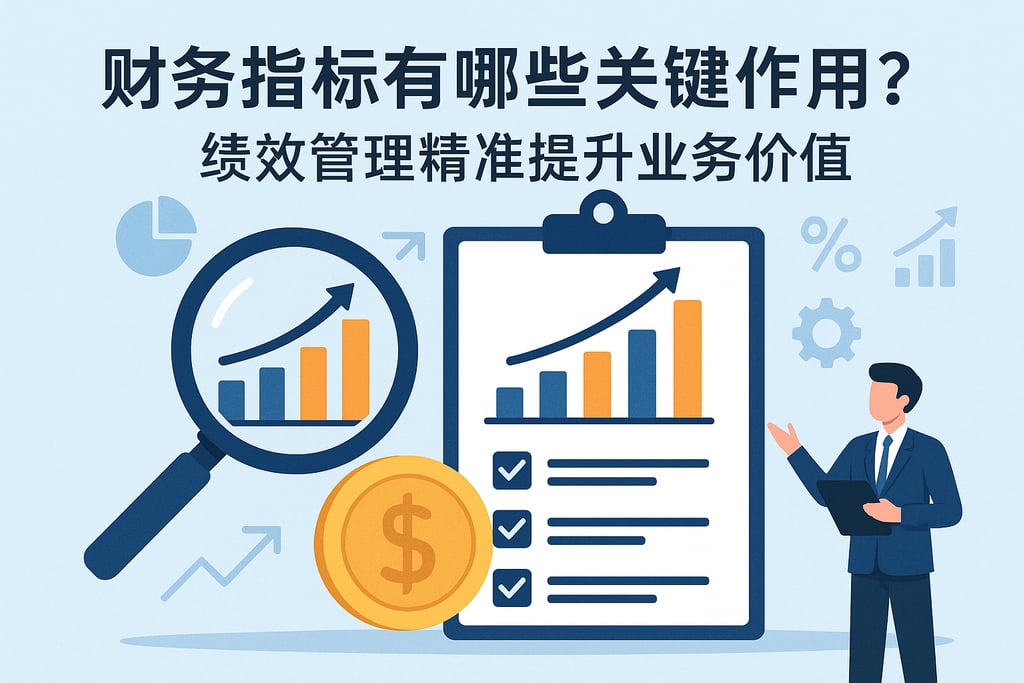 财务指标有哪些关键作用？绩效管理精准提升业务价值