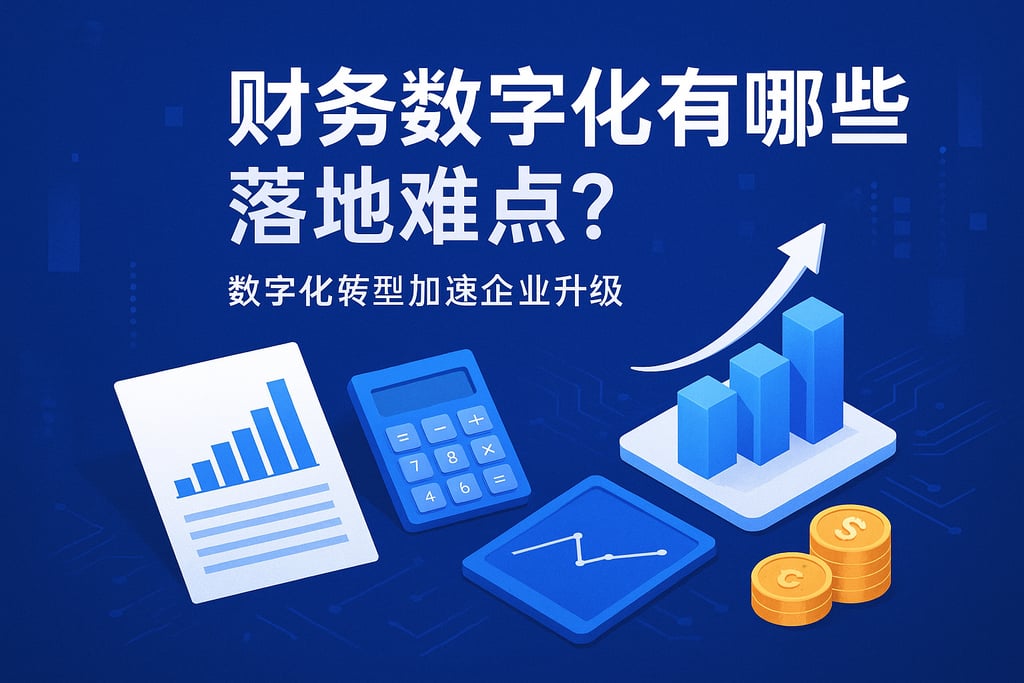 财务数字化有哪些落地难点？数字化转型加速企业升级