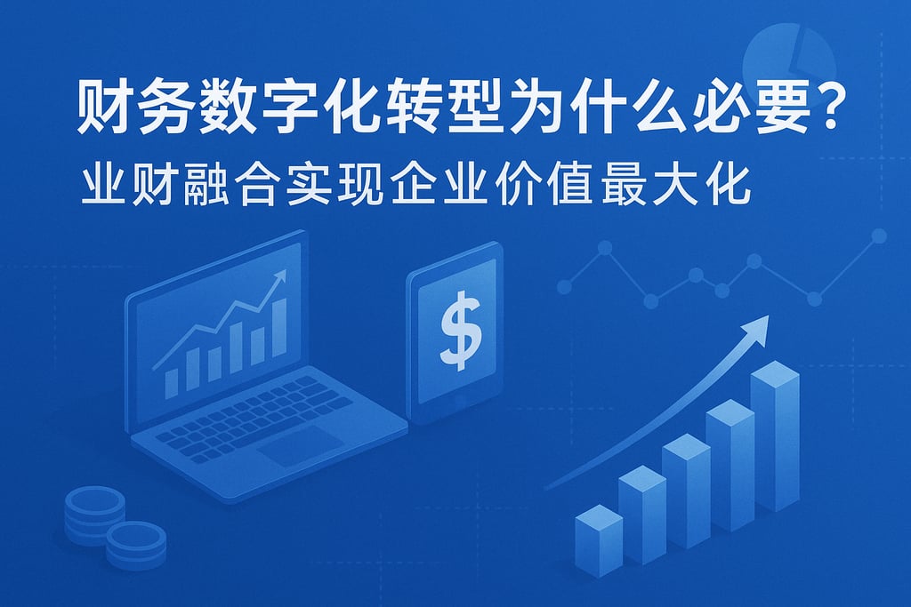 财务数字化转型为什么必要？业财融合实现企业价值最大化