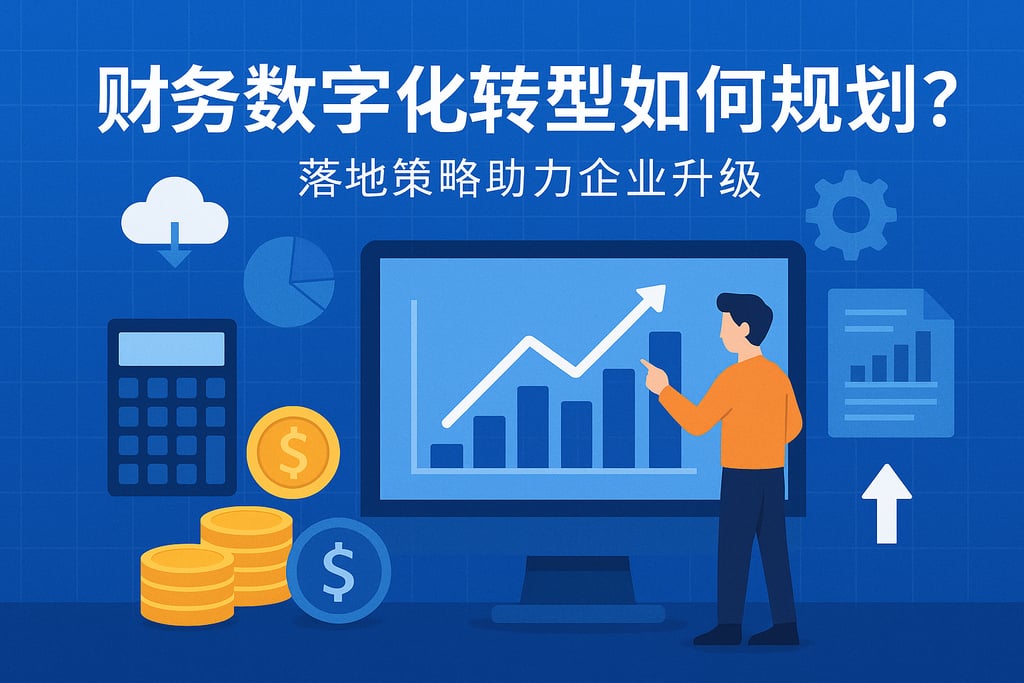 财务数字化转型如何规划？落地策略助力企业升级