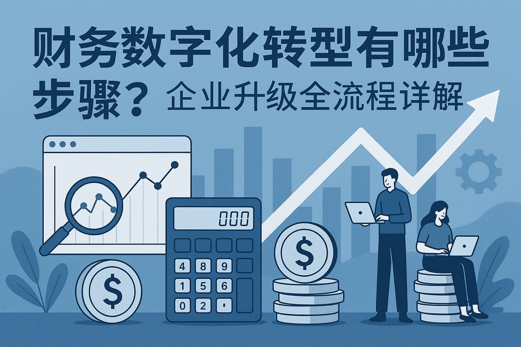 财务数字化转型有哪些步骤？企业升级全流程详解