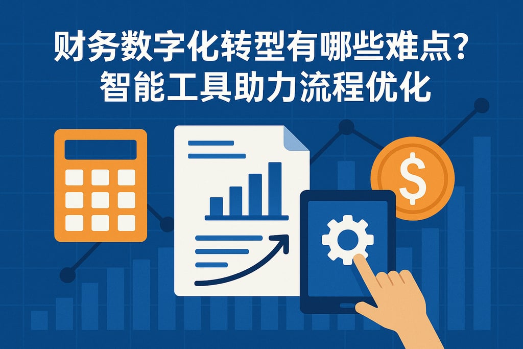 财务数字化转型有哪些难点？智能工具助力流程优化