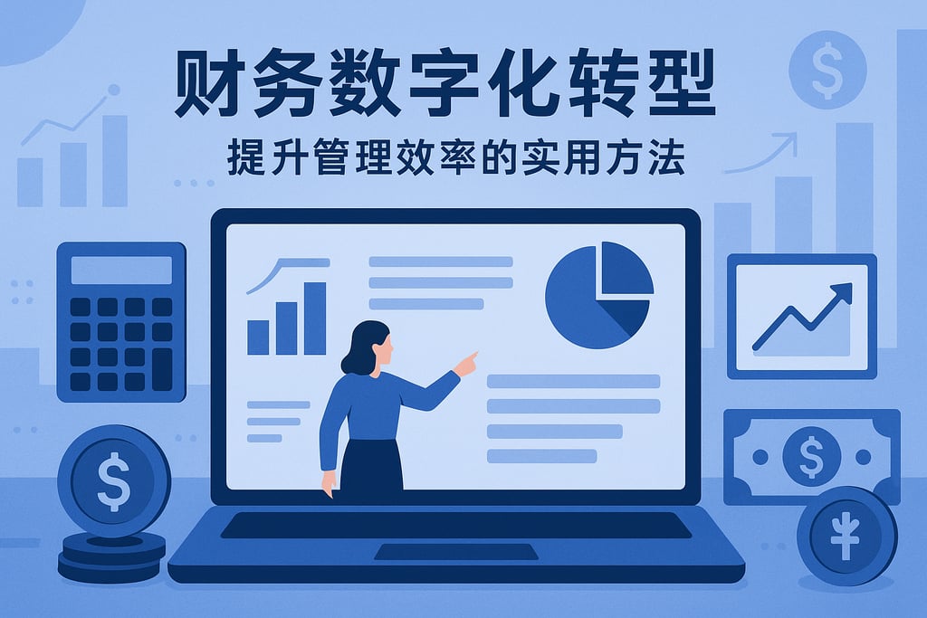 财务数字化转型该怎么做？提升管理效率的实用方法