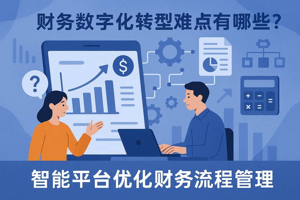 财务数字化转型难点有哪些？智能平台优化财务流程管理