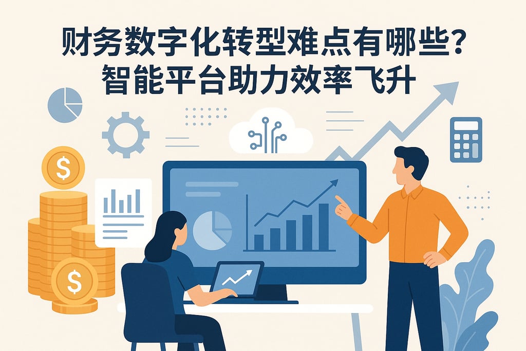 财务数字化转型难点有哪些？智能平台助力效率飞升