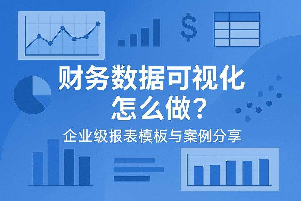 财务数据可视化怎么做？企业级报表模板与案例分享