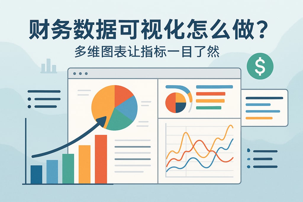 财务数据可视化怎么做？多维图表让指标一目了然