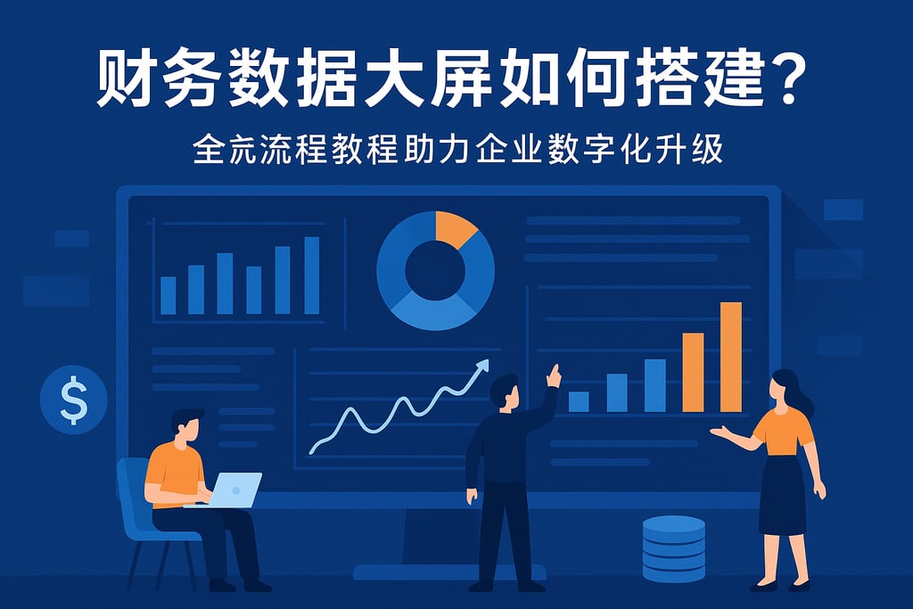财务数据大屏如何搭建？全流程教程助力企业数字化升级