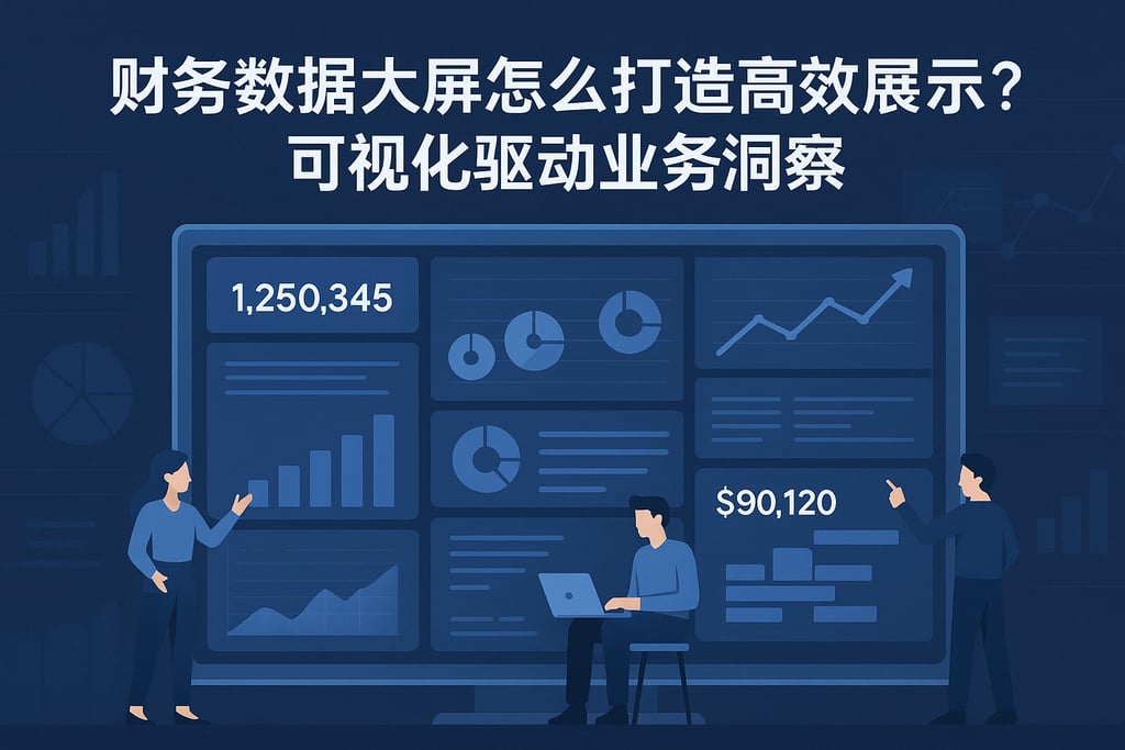 财务数据大屏怎么打造高效展示？可视化驱动业务洞察