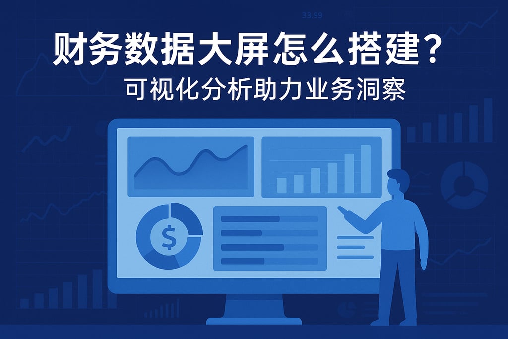 财务数据大屏怎么搭建？可视化分析助力业务洞察