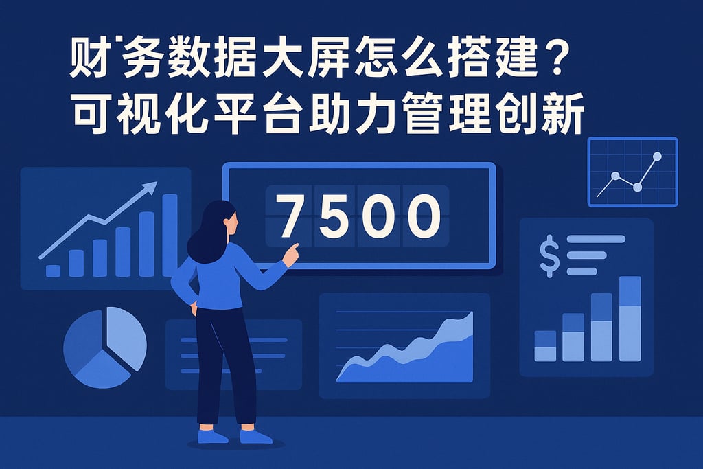 财务数据大屏怎么搭建？可视化平台助力管理创新