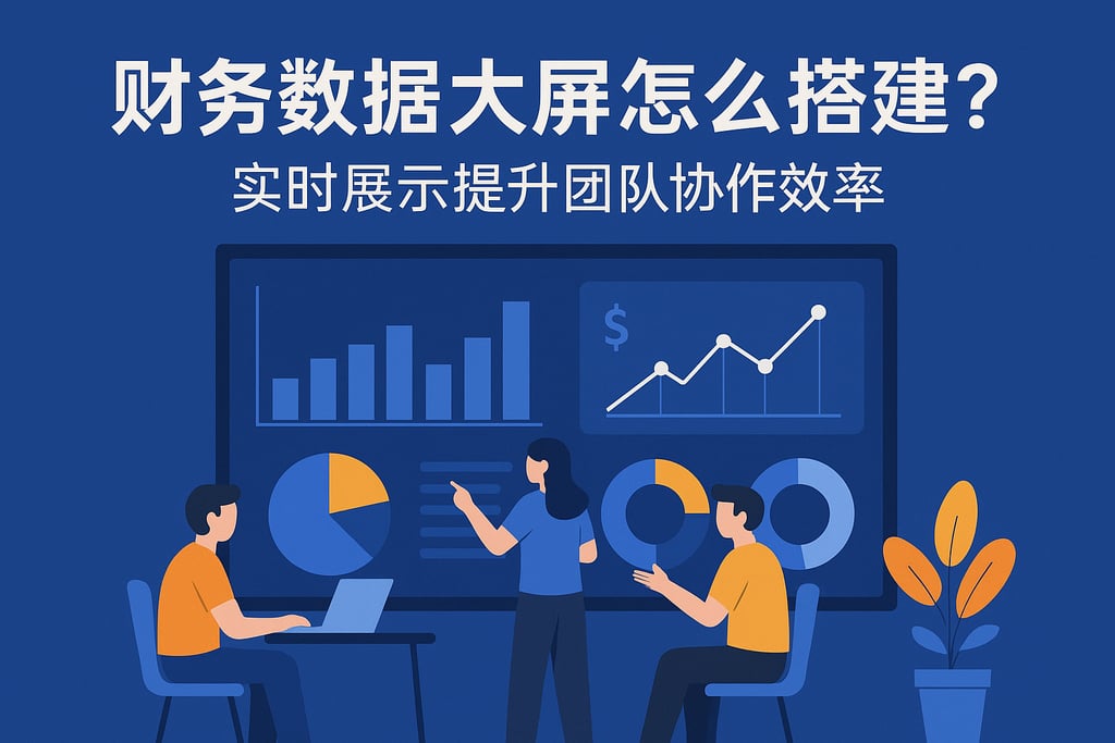 财务数据大屏怎么搭建？实时展示提升团队协作效率
