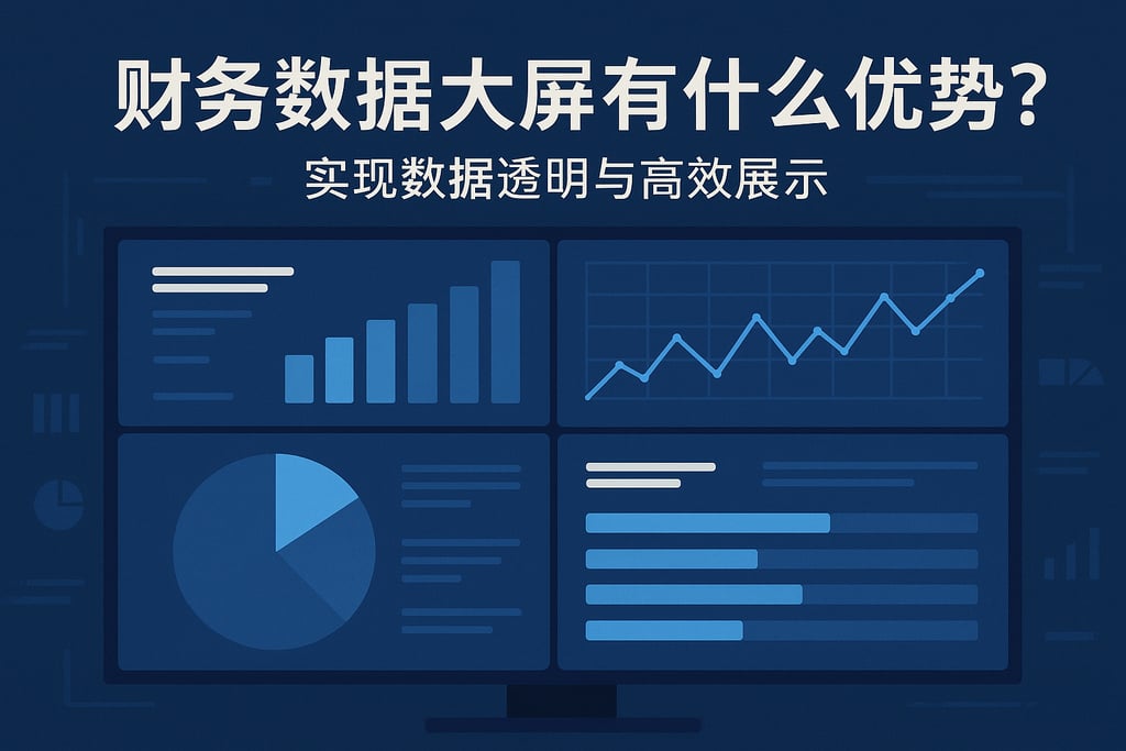 财务数据大屏有什么优势？实现数据透明与高效展示