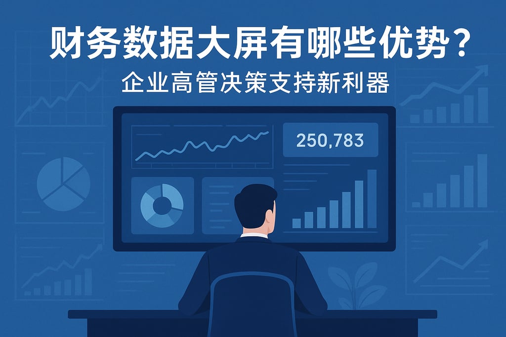 财务数据大屏有哪些优势？企业高管决策支持新利器