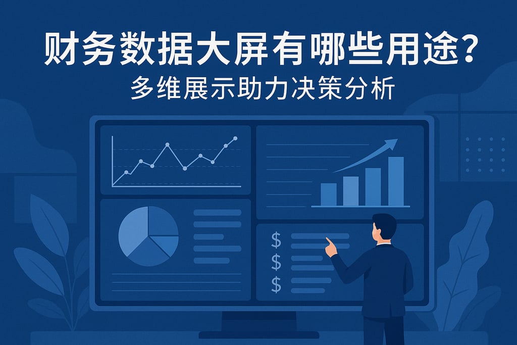 财务数据大屏有哪些用途？多维展示助力决策分析