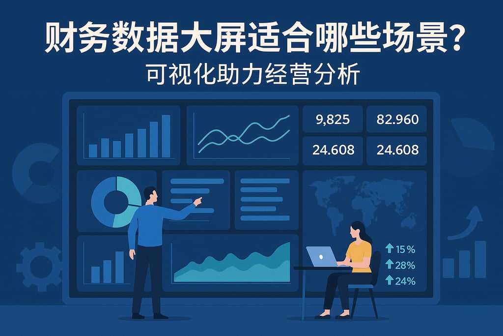 财务数据大屏适合哪些场景？可视化助力经营分析